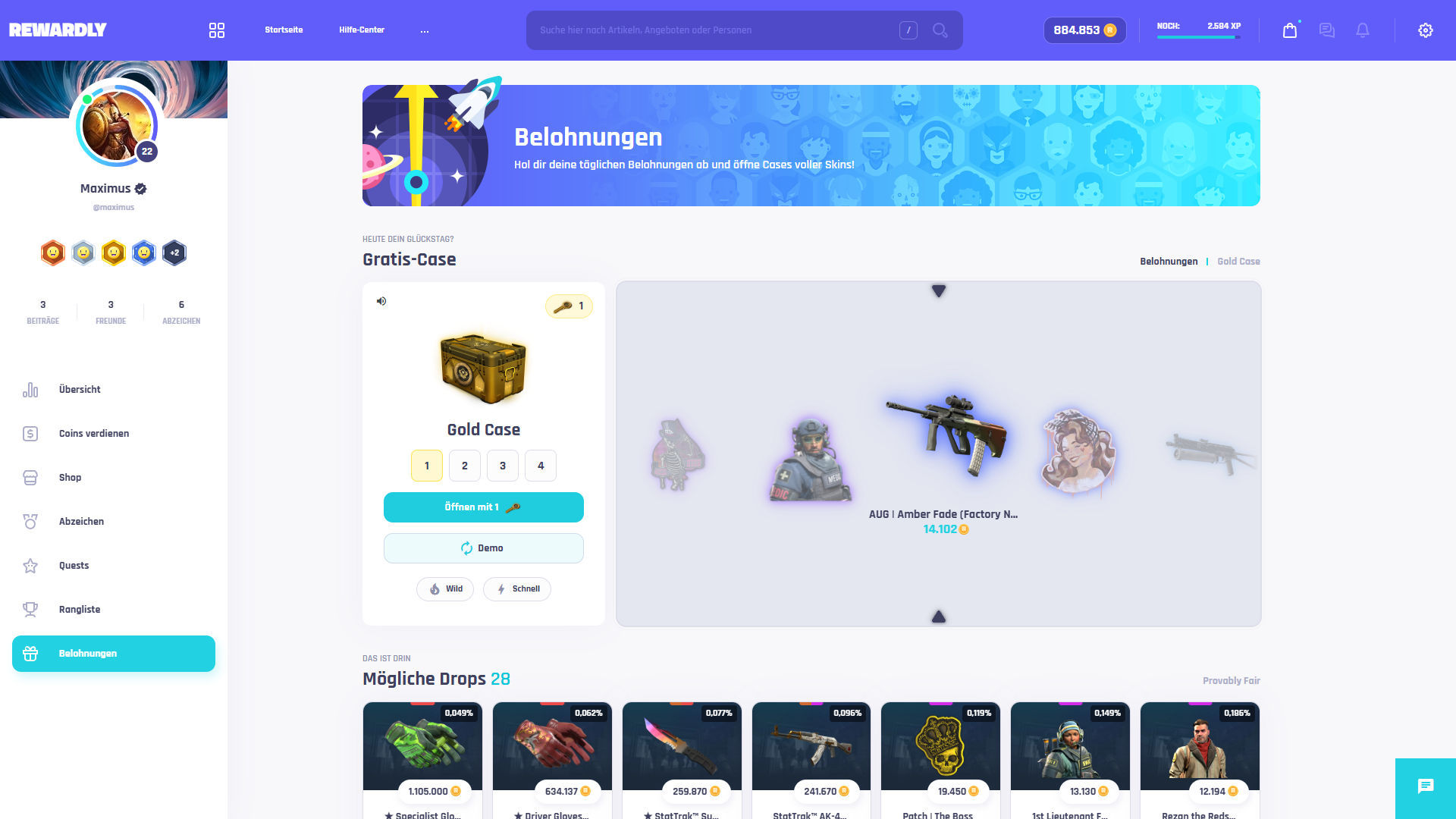 Case Opening (Desktop)