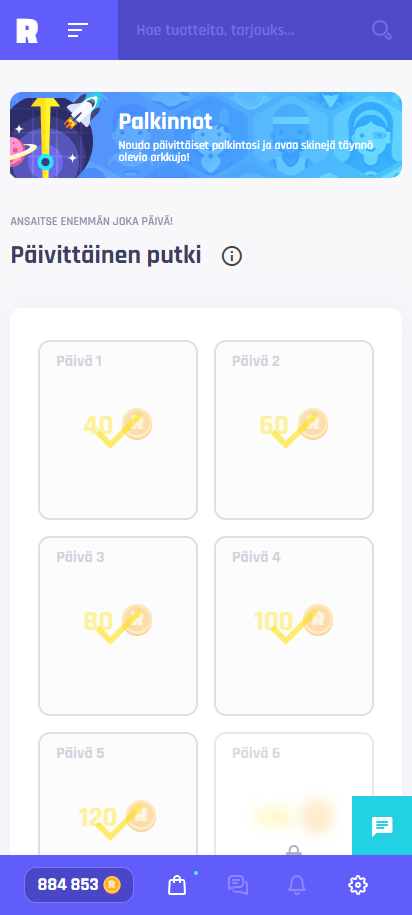 Palkinnot (mobiili)