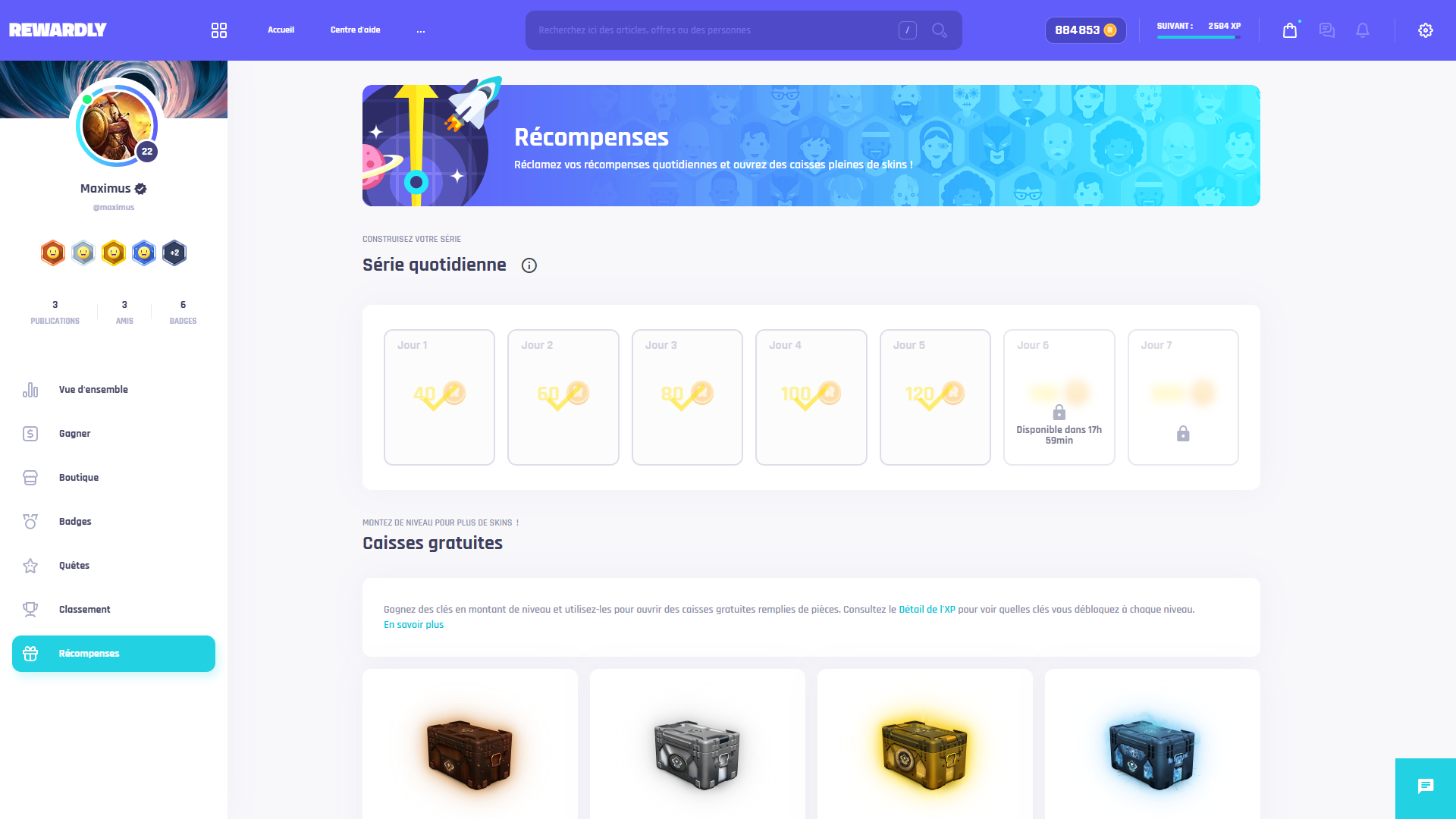 Récompenses (ordinateur)