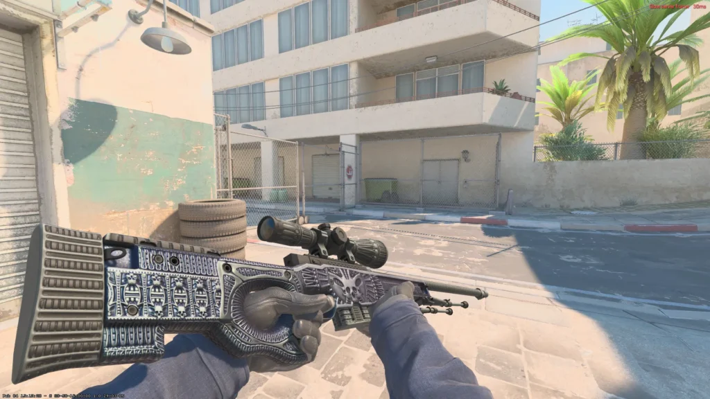 Best CS2 Skins Under $10 in 2026: Top Budget Picks & Buying Guide 44 AWP Exoskeleton skin in CS2 showing exposed metal plating and industrial mechanical details in Minimal Wear condition