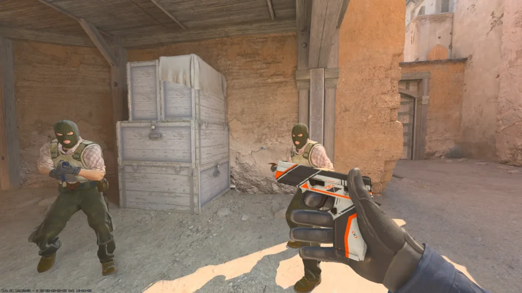 Best CS2 Skins Under $10 in 2026: Top Budget Picks & Buying Guide 32 P250 Asiimov skin in CS2 showing its white, orange, and black futuristic design in Field-Tested condition