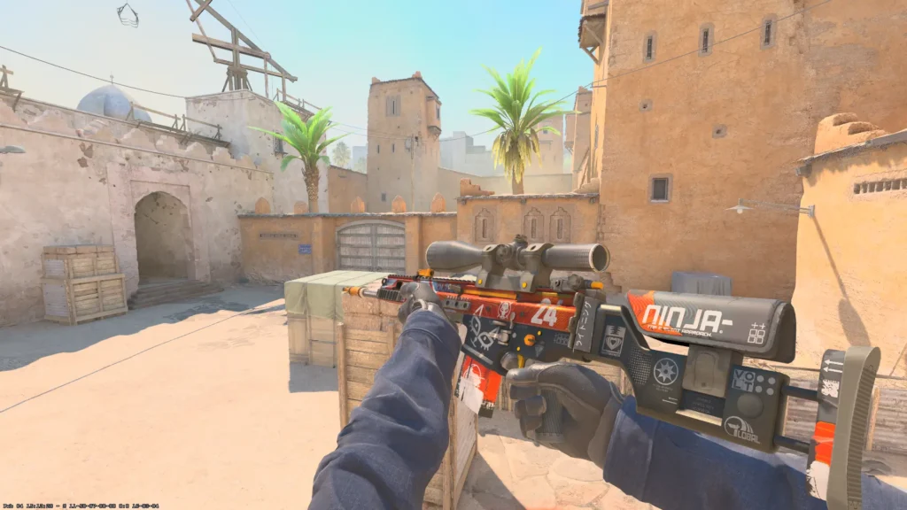 Best CS2 Skins Under $10 in 2026: Top Budget Picks & Buying Guide 36 SCAR-20 Bloodsport skin in CS2 with bold red, white, and dark geometric design in Field-Tested condition