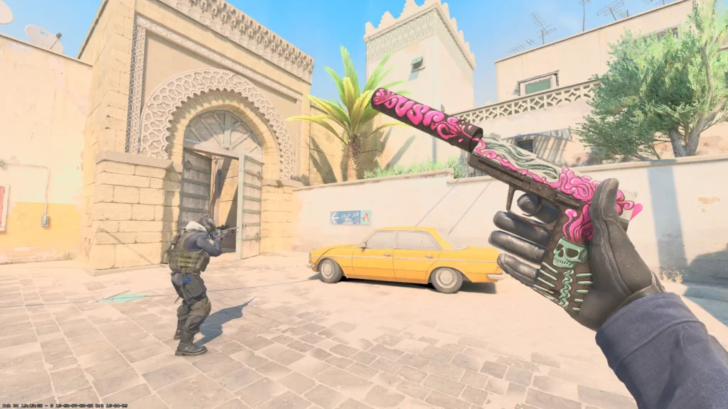 Best CS2 Skins Under $10 in 2026: Top Budget Picks & Buying Guide 45 USP-S Cortex skin in CS2 with clean geometric brain-inspired pattern and contrasting colors in Minimal Wear condition