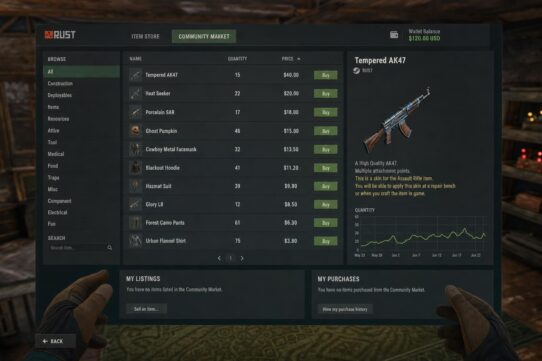 rust skin investing 2026 weekly store profit strategy