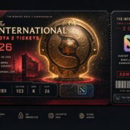 The International Dota 2 Championships 2026 ticket, August 15–30, Barclays Arena, Hamburg, Germany. Upper Tier, Section 103, Row K, Seat 26
